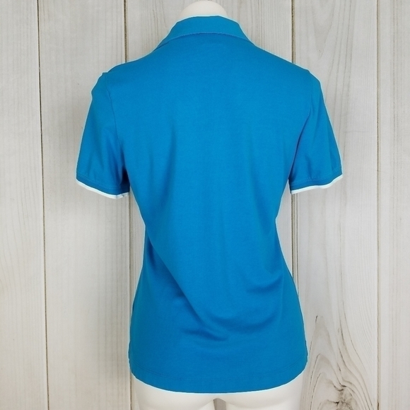 EP Pro Golf Blue V Neck Top - Picture 2 of 8